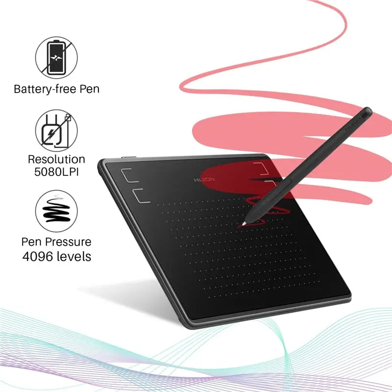 HUION H430P Graphics Drawing Digital Tablets Signature Pen Tablet Battery-free Pen HUION H430P Graphics Drawing Digital Tablets Signature Pen Tablet Battery-free Pen